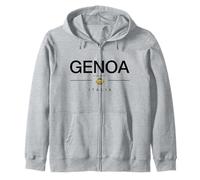 Genova Italia vacanza a Genova viaggio in famiglia Genova Home Italia Felpa con Cappuccio