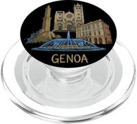 Genova Italia Viaggio Souvenir Regalo Storico Città Monumento PopSockets PopGrip per MagSafe