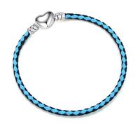 GENPICONG 1 pz Bracciale in Corda di Pelle Sashion Catena di Base Adatta Originale Pandora Gioielli da Donna Regali per San Valentino