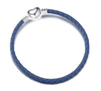GENPICONG 1 pz Bracciale in Corda di Pelle Sashion Catena di Base Adatta Originale Pandora Gioielli da Donna Regali per San Valentino