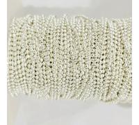 GENPICONG 2meters 1-1.5mm Beaded Ball Chains for DIY Bracelet Necklace Jewelry Making Copper Cable Link Chain Components