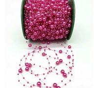 GENPICONG 5/10 Iarde Lenza Perle Artificiali Perline Catena Ghirlanda Fiori Festa di Nozze Decorazione Artigianale Fai da Te 3 e 8 mm