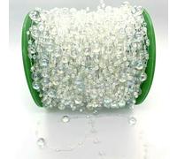 GENPICONG 5/10 Iarde Lenza Perle Artificiali Perline Catena Ghirlanda Fiori Festa di Nozze Decorazione Artigianale Fai da Te 3 e 8 mm