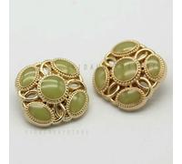 GENPICONG 6 Pezzi 20/23 mm Bottoni Irregolari in Metallo Barocco Vintage Colorati per Vestiti, Giacche, Cappotti, Fai da Te, Artigianato, Accessori per Cucire