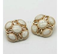 GENPICONG 6 Pezzi 20/23 mm Bottoni Irregolari in Metallo Barocco Vintage Colorati per Vestiti, Giacche, Cappotti, Fai da Te, Artigianato, Accessori per Cucire