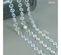 GENPICONG Perline Rotonde in ABS Imitazione Perla, Ghirlanda, Catena, Decorazione per Feste di Nozze, Accessori per Abbigliamento Fai da Te, creazione di Gioielli 3 Metri