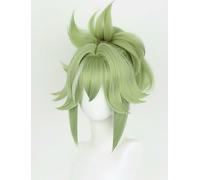 Genshin effetti impatto gioco gioco gioco Kuki Shinobu cosplay parrucca parru...