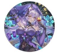 Genshin Impact 1000-teiliges Puzzle für Erwachsene, rundes Puzzle, ideales Geschenk für Familie und Freunde, knifflige Herausforderung, 1000 Teile (67,5x67,5cm)