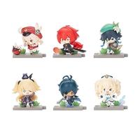 Genshin Impact Battle Scene Series Trading Figure 6-Pack Mondstadt Edition 5 cm