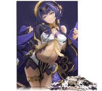 Genshin Impact Candace Puzzle per adulti, 1000 pezzi, puzzle in legno, gioco di famiglia, antistress, 1000 pezzi (50 x 75 cm)