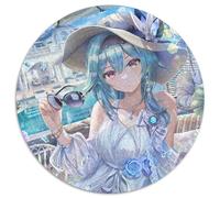 Genshin Impact Eula Lawrence Puzzle 1000 Teile für Erwachsene, Papierpuzzle, Familieninteraktion und Gehirnherausforderung, Familienaktivitäts-Herausforderung, 1000 Teile (67,5x67,5cm)