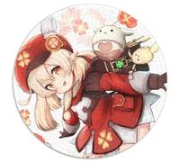 Genshin Impact Klee 1000-teiliges Puzzle für Erwachsene, rundes Puzzle, ideales Geschenk für Familie und Freunde, knifflige Herausforderung, 1000 Teile (67,5x67,5cm)