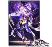 Genshin Impact Raiden Shogun Puzzle per adulti 1000 pezzi Puzzle in legno Regalo di compleanno, Regali per o, Arte Murale 1000 pezzi (50 x 75 cm)