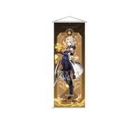 Genshin Impact Scroll Poster da appendere alla parete in tessuto forgiato per pittura decorazione camera da letto, 70 x 25 cm (Albedo)