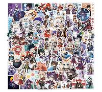 Genshin Impact Sticker Pack 100 pezzi, vinile adesivo decalcomanie anime per bottiglie d'acqua laptop skateboard notebook, regalo per adulti bambini adolescenti
