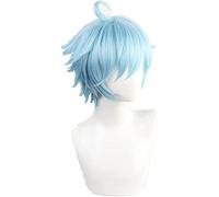 Genshin Impact Venti Keqing Barbara Diluc Kaeya Noelle Viaggiatore Lumine Aether Amber Cosplay Wig Parrucche for Capelli Resistenti al Calore + Wigcap OneSize Noelle