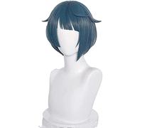 Genshin Impact Venti Keqing Barbara Diluc Kaeya Noelle Viaggiatore Lumine Aether Amber Cosplay Wig Parrucche for Capelli Resistenti al Calore + Wigcap OneSize Noelle
