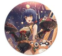 Genshin Impact Xiangling Puzzle 1000 pezzi per adulti Puzzle di cartone Gioco interattivo per famiglie, regalo artigianale con grafica colorata 67,5x67,5 cm