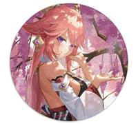 Genshin Impact Yae Miko Puzzle für Erwachsene, 1000-teiliges Papierpuzzle, Weihnachtsgeschenk für Teenager, Stressabbau, cooles einzigartiges Geschenk für die Familie, 1000 Teile (67,5x67,5cm)