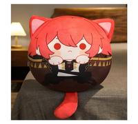 Genshin Peluche, Kawaii Anime Figura Portachiavi Bambola Morbido Impact Adorabile Cuscino Peluche for Fan Dei Giocatori(Diluc,12cm keychain)