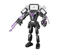 Gensly 365Pcs Ski-bi-di Giocattoli da costruzione, Gioco della toilette Titan TV Man Figure, per ragazzi ragazze, Regali Decorazioni da collezione