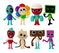 Gensly 8 Pcs Dandy Game Figures Dandy/Goob/Vee/Sprout/Astro Figures Figure colorate dei cartoni animati per la decorazione della collezione di cake topper