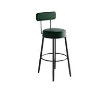 GENTERUN Sgabelli Da Bar Sgabello da bar con poggiapiedi e altezza del bancone posteriore Sedie Da Bar(Green)