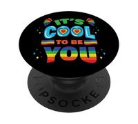 Gentilezza LGBT Motivazionale Mese dell'Orgoglio È bello PopSockets PopGrip Adesivo