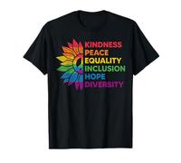Gentilezza Uguaglianza Inclusione Diversità Diritti Gay Pride Mese Maglietta