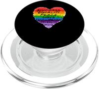 Gentilezza Uguaglianza Pace Amore Diversità Arcobaleno Cuore Orgoglio PopSockets PopGrip per MagSafe