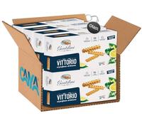 Gentilini Biscotti Vittorio al Profumo di Limone, Antica Ricetta Originale 250g [CAIYA® BOX da 8 Confezioni]