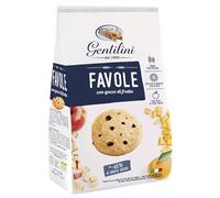 Gentilini Favole Biscotti Frollini con Gocce di Frutta Albicocca e Mela 330g
