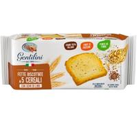 Gentilini, Fette biscottate ai 5 cereali e semi di lino, 185 g