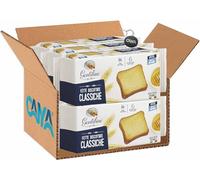 Gentilini Fette Biscottate Classiche Spesse Dolci e Profumate 185g [CAIYA® BOX da 6 Confezioni]