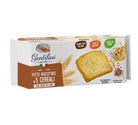 Gentilini Fette Biscottate Spesse ai 5 Cereali con Semi di Lino 185g