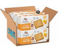 Gentilini Fette Biscottate Spesse al Malto d'Orzo 185g [CAIYA® BOX da 6 Confezioni]