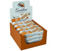 Gentilini Osvego Biscotti al Miele con Grani Antichi, Espositore con 12 Porzioni Incartate da 27g