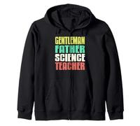 Gentiluomo Padre Insegnante di Scienze Divertente Felpa con Cappuccio