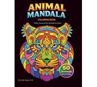 Gentle Animal Mandalas: Wide-Line Coloring for Calm, Focus & Fun (Ages 4-8)