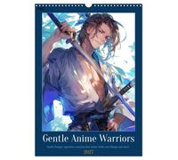 Gentle Anime Warriors (Wandkalender 2027 DIN A3 hoch), CALVENDO Monatskalender