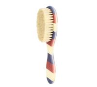 Gentle & Brush Ckh954 - Spazzola da bagno con manico in legno e impugnatura comoda, per neonati (C, 15,5 x 4 cm)