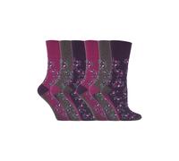 Gentle Grip - 6 Paia Donna Eleganti Fantasmini Morbidi Calzini senza Elastico