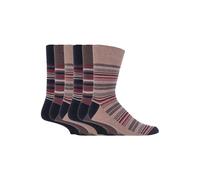 Gentle Grip - 6 Paia Uomo Cotone Colorati Calzini senza Elastico 39-45 / 46-50