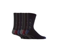 Gentle Grip - 6 Paia Uomo Cotone Colorati Calzini senza Elastico 39-45 / 46-50