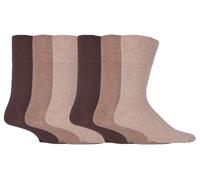 Gentle Grip 6 Paia Uomo Diabetici Eleganti Cotone Morbidi Calzini senza Elastico