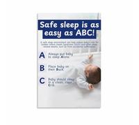 Gentle Parenting Poster Canvas Wall Art Newborn Care Basics for Nursery Living Room Decor(Framed,16X24inch(40X60cm))