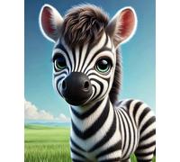 Gentle Savannah: College Ruled Lined Notebook with Cute Baby Zebra Design: Perfect for Writing, Journaling, Doodling - 7.5 x 9.25 Inches, 100 Pages, College Ruled, Matching Front and Back Cover