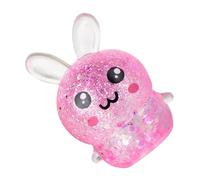 Gentle Squish Playthings - Adorable Animated Shiny Hare, 7x4.5x3cm Fidget Relaxation Gadget for Teens Friends, Party Supplies with Calm Relief, Leisure Items, Stress Release Figure for Classroom