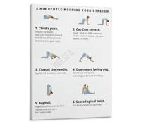 Gentle Sunrise Yoga Pose Poster Start Your Day Fresh