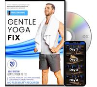 Gentle Yoga Fix - Simple Strength Foundations For Older Adults To Fix Posture, Desk Related Pain, Back Aches, Energy